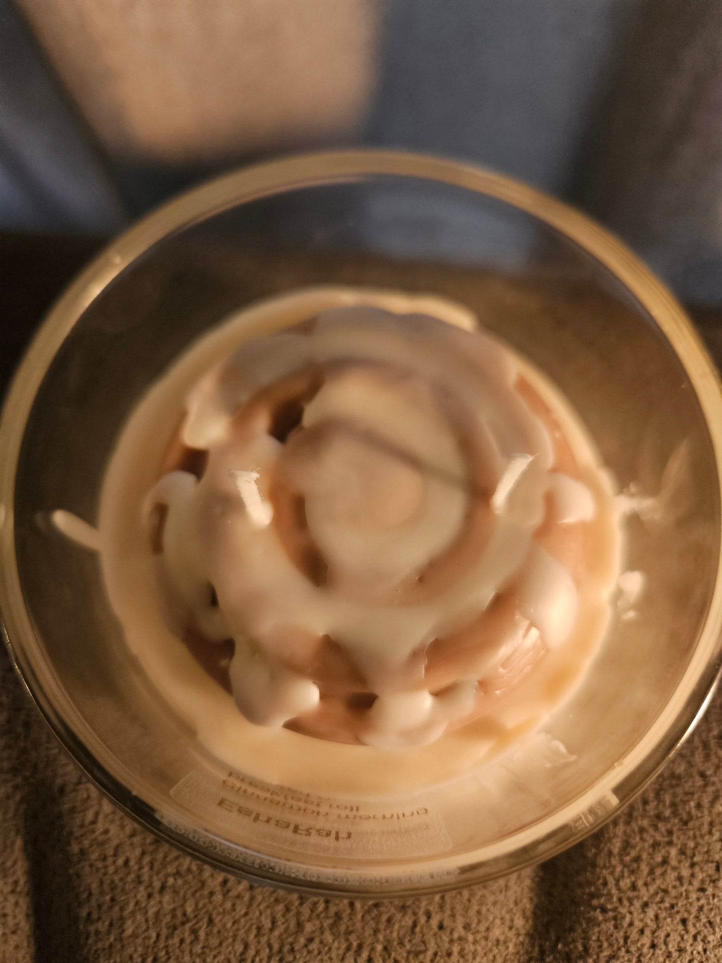 Cinnamon Roll Donut Breakfast Scented Candle.