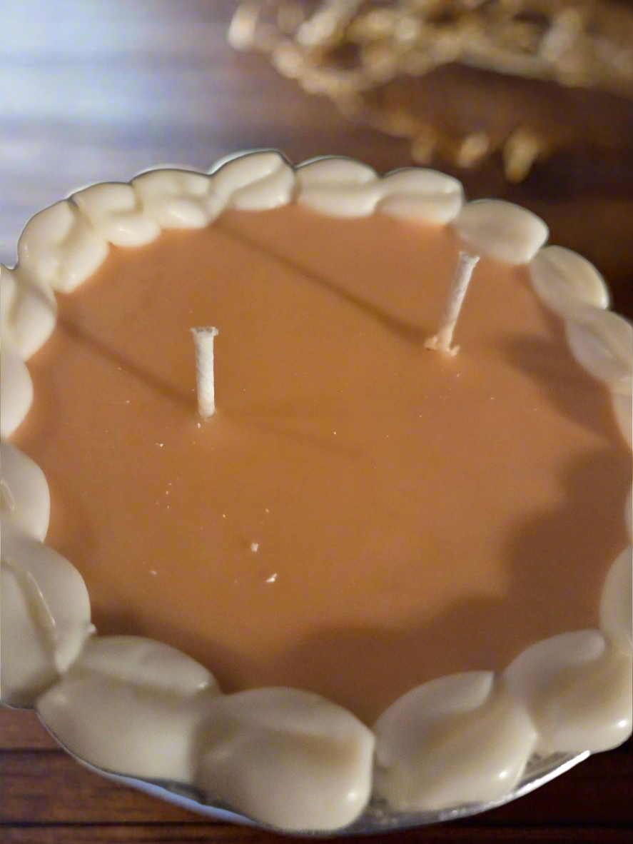 Pumpkin pie dessert scented Candle
