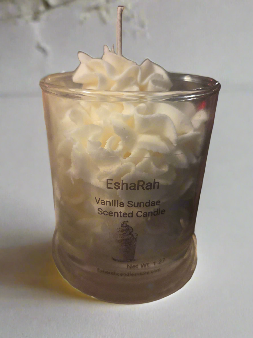 Vanilla Sundae Scented Candle