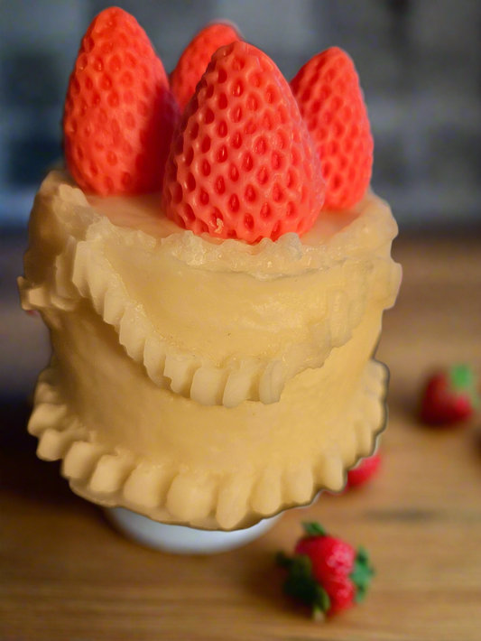 Strawberry Birthday Cake Scented Candle