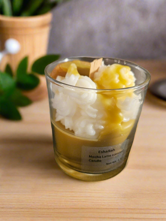 Mocha Latte Dessert Candle