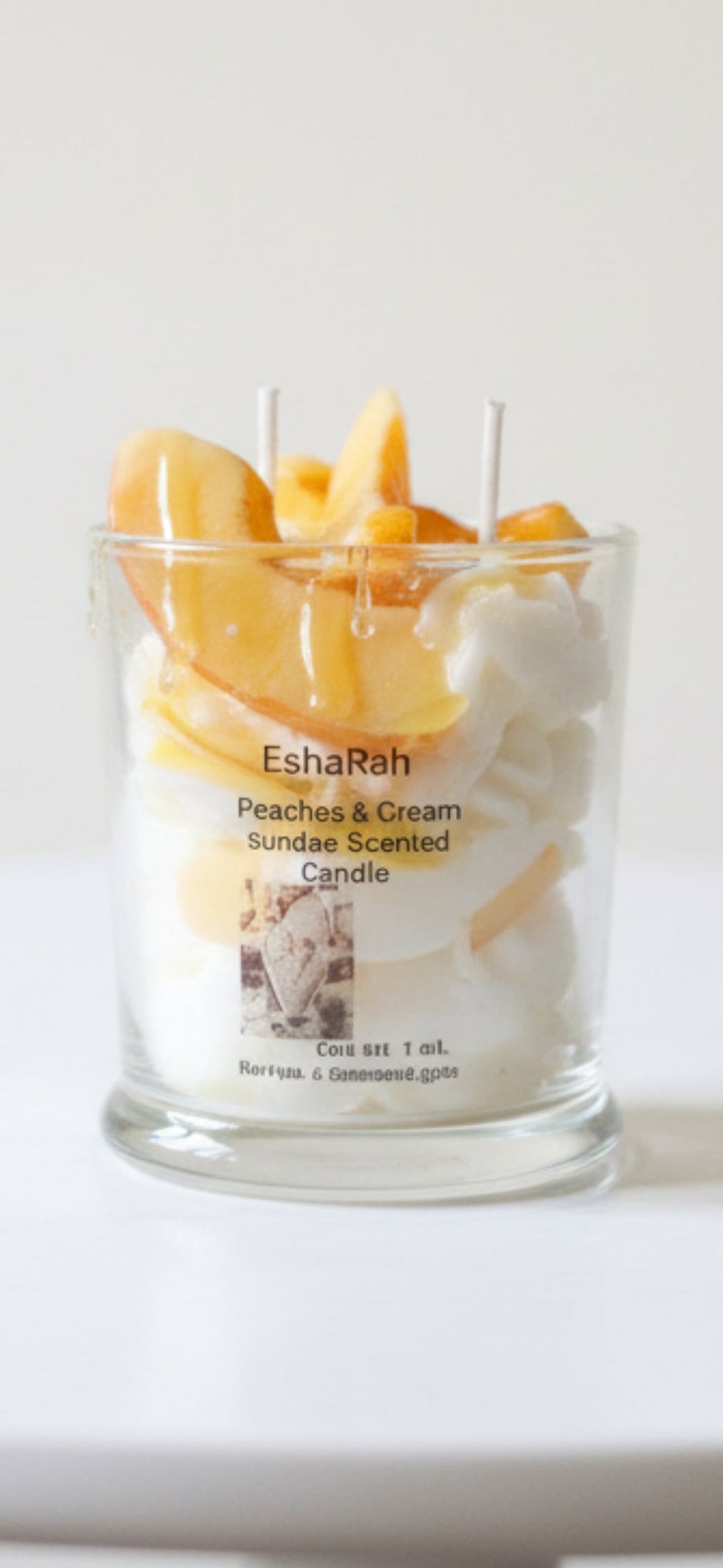 Peaches & Cream Sundae Scented Candle