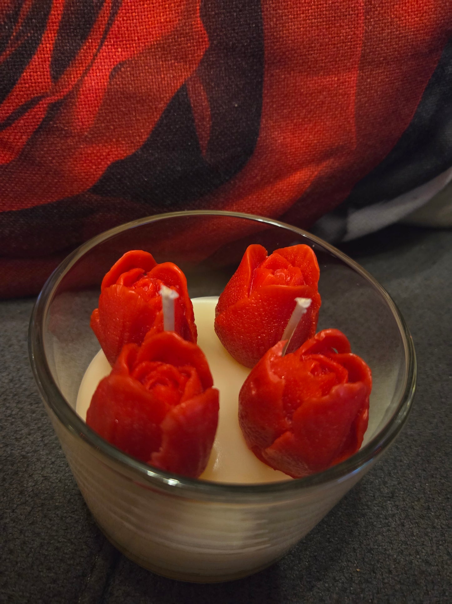 Red Tulips Scented Candle
