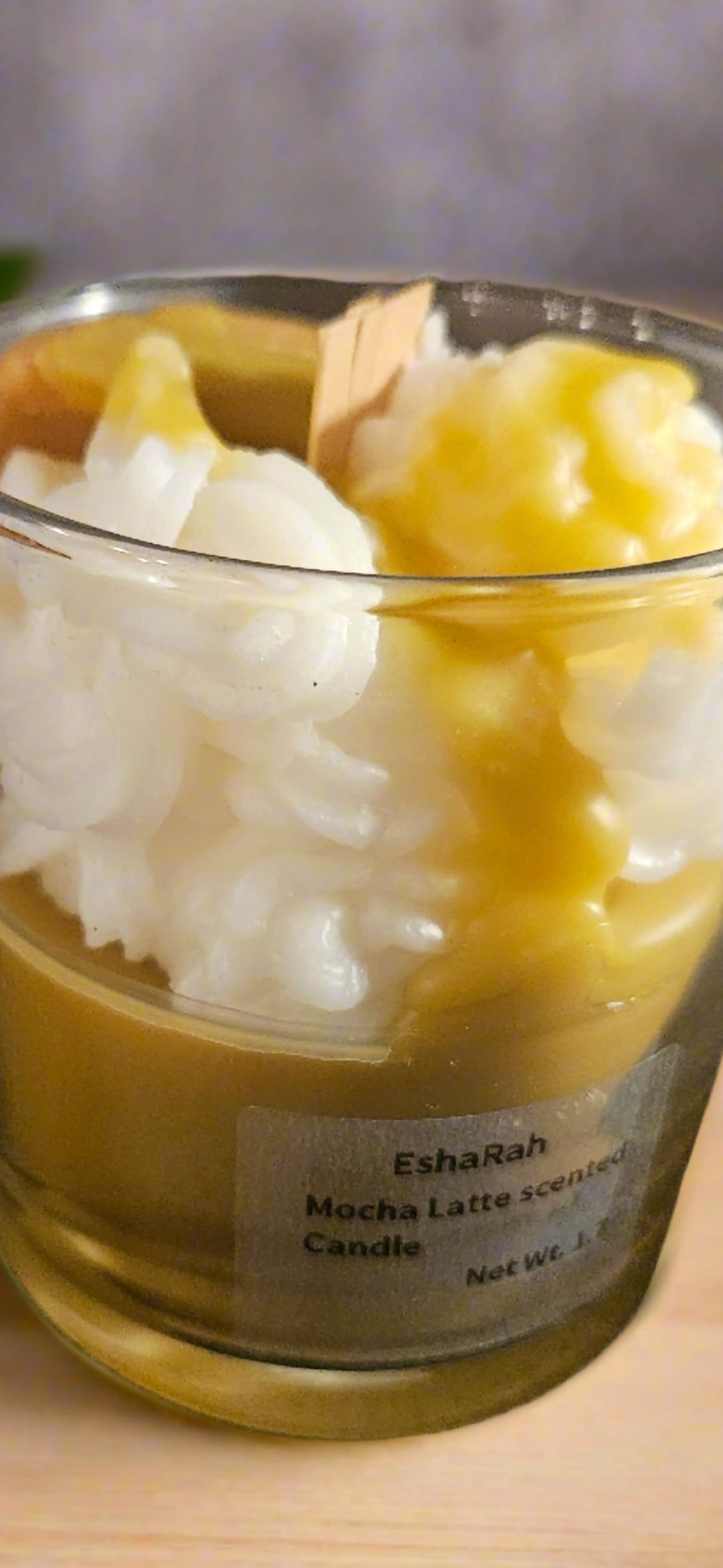 Mocha Latte Dessert Candle