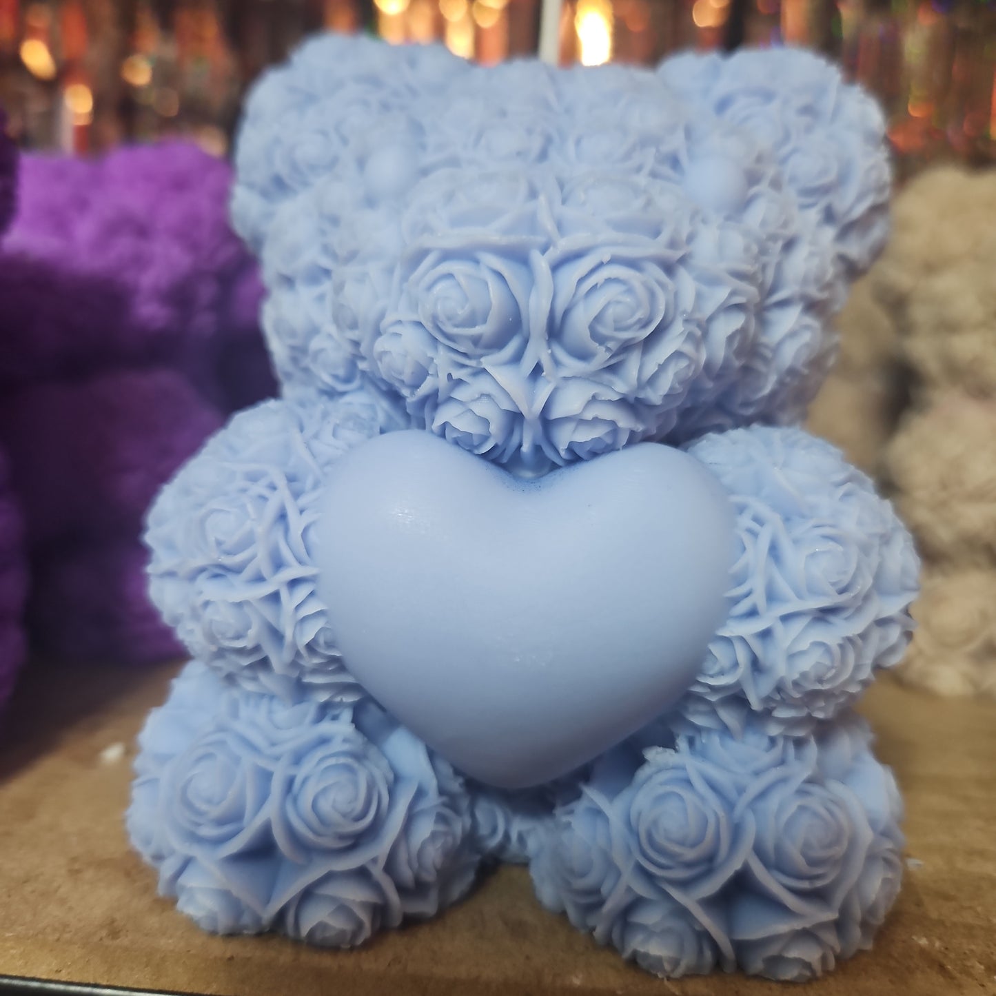 Teddy bear scented candle