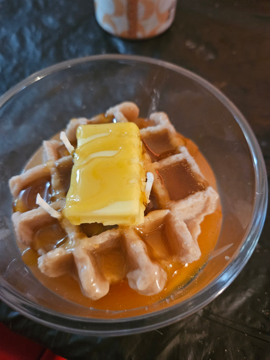 Waffles and maple syrup Scented candle