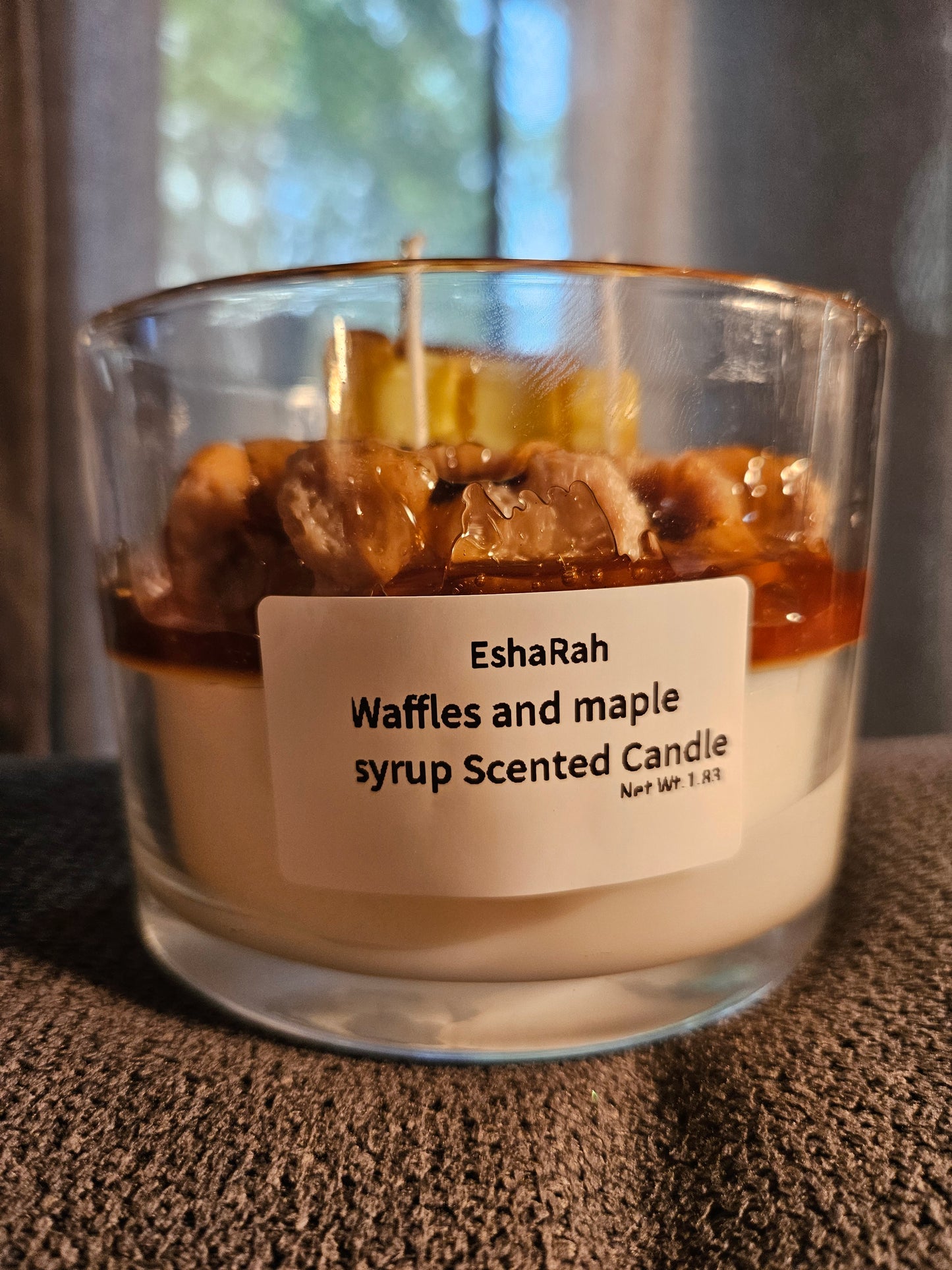 Waffles and maple syrup Scented candle