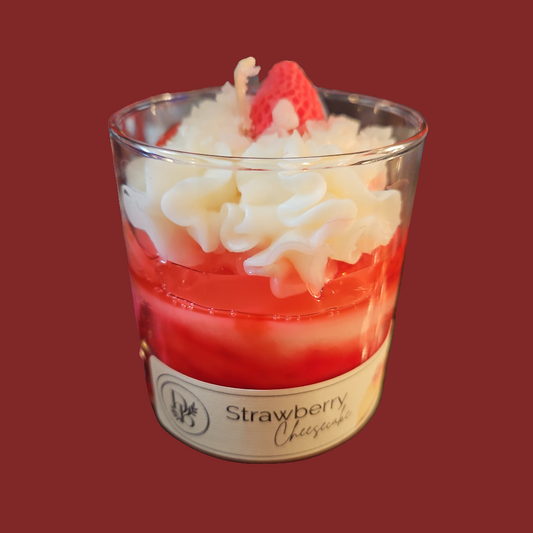 Strawberry cheesecake scented Candle