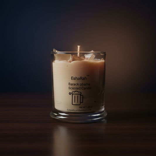 Barack Obama Candle - Dark Moody Background