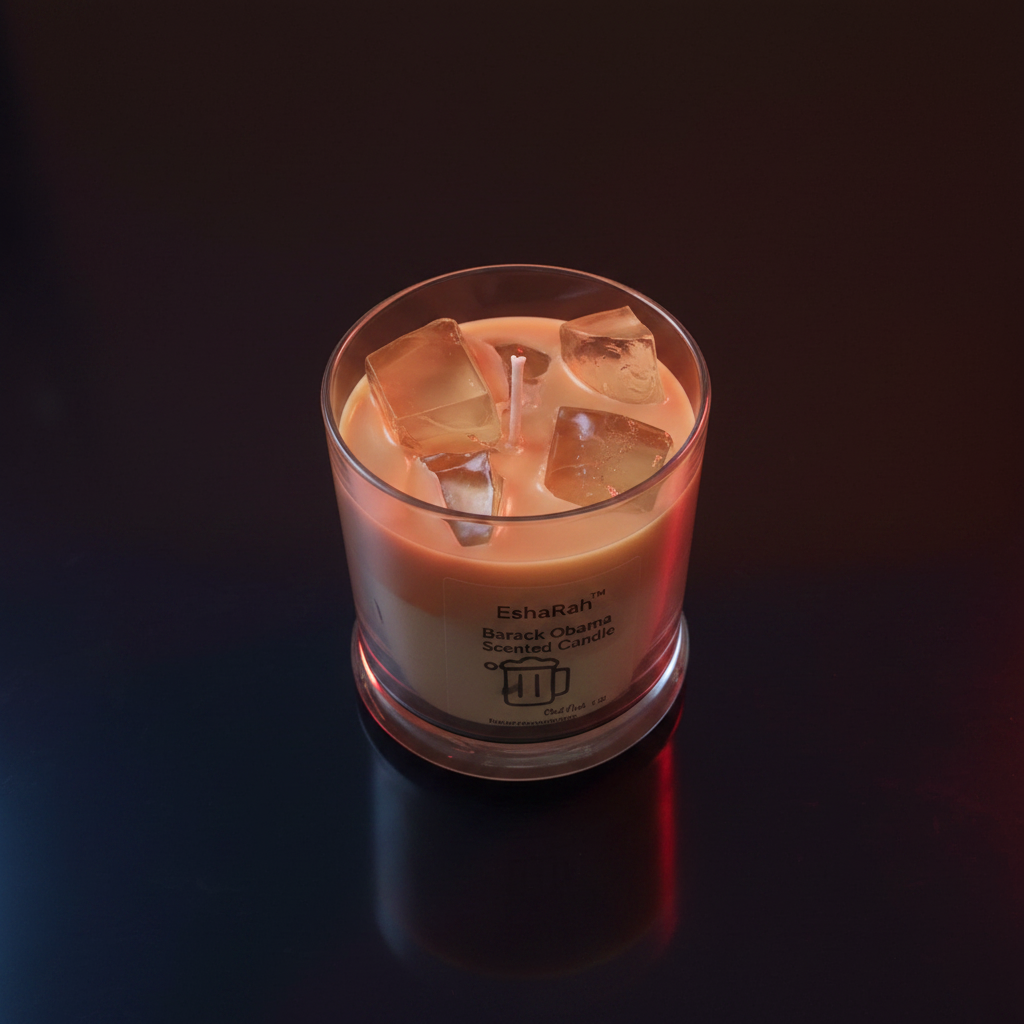 Barack Obama Candle - Top Down