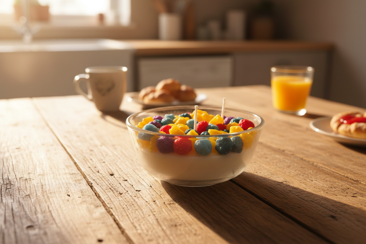 Captain Crunch Berry Candle - Breakfast Table