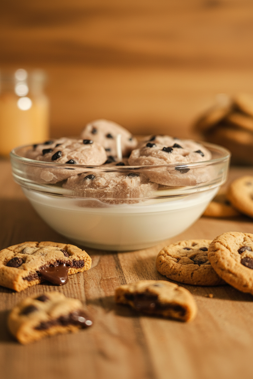 Cookie Candle Close Up 2
