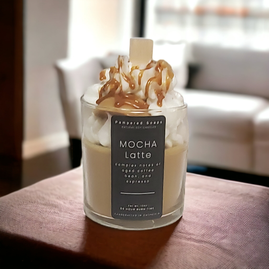 Mocha Latte Dessert Candle