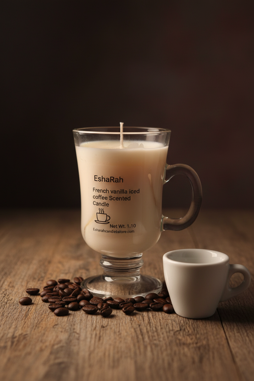 French Vanilla Candle - Coffee Props