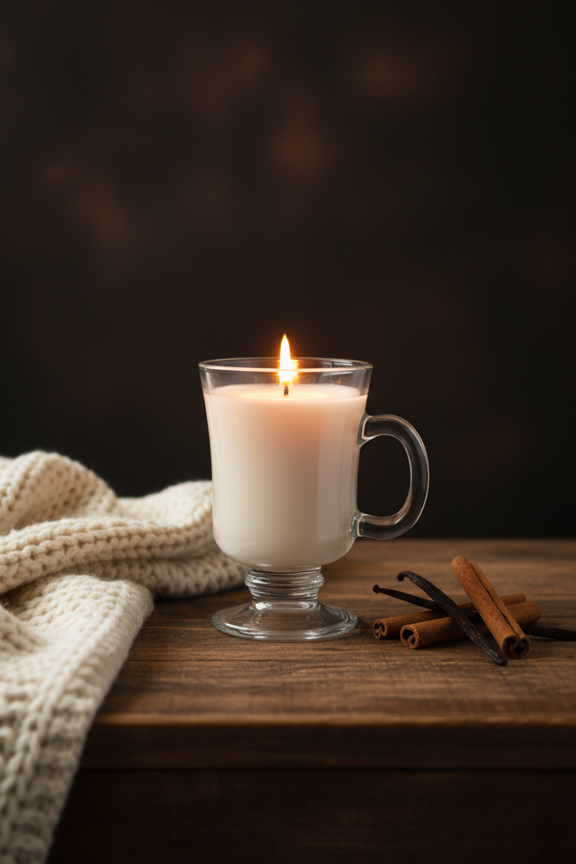 French Vanilla Candle - Cozy Table