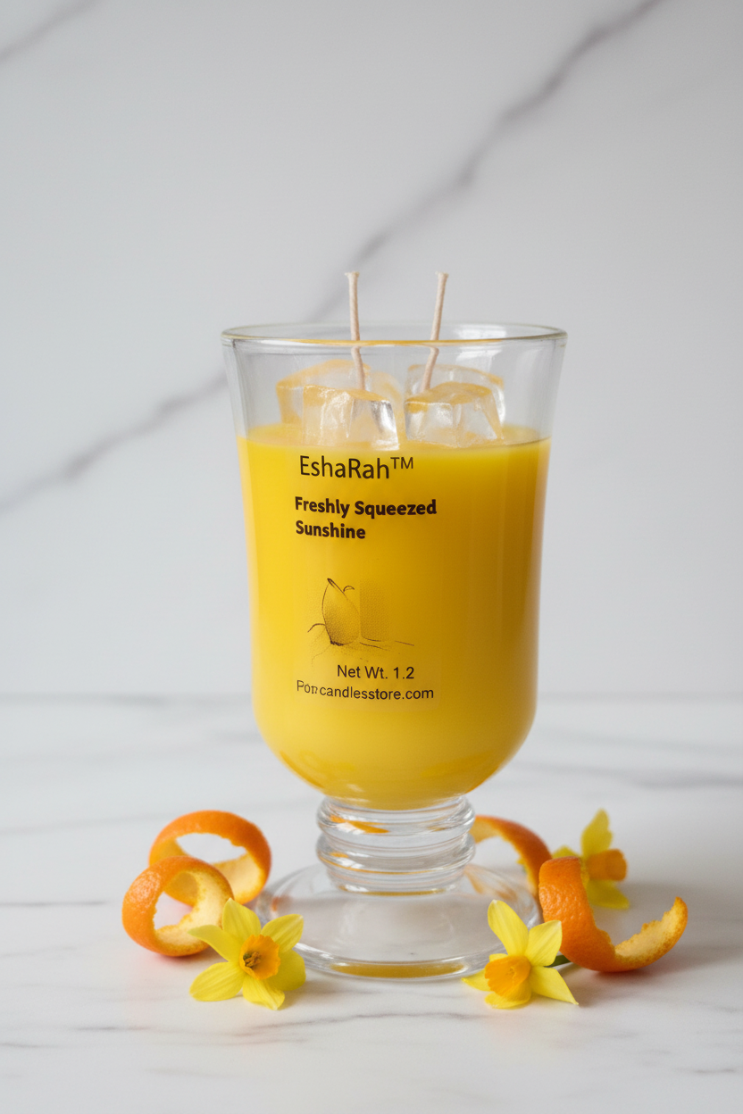 Freshly Squeezed Sunshine - Marble Minimal