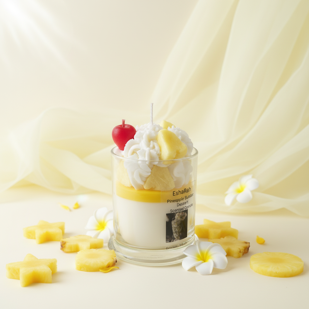 Pineapple Candle - Pastel Summer