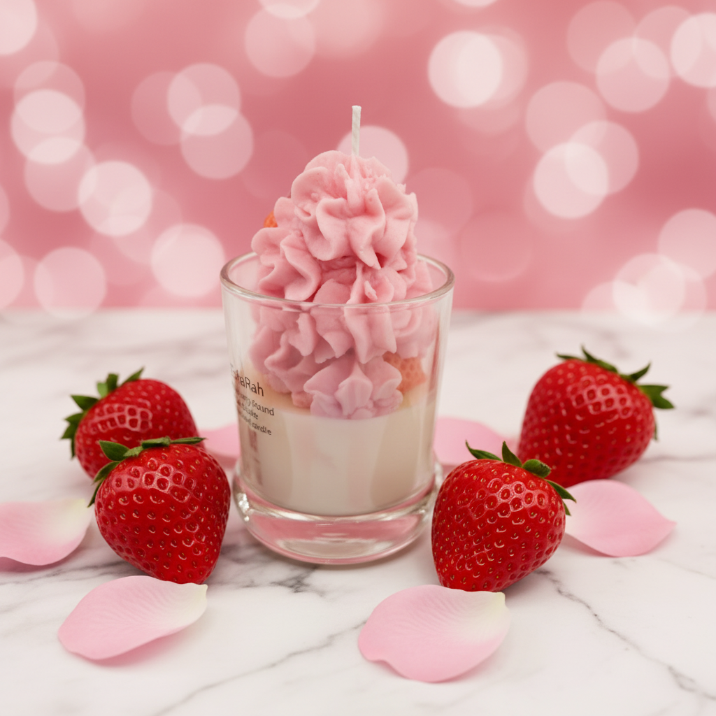 Pound Cake Candle Marble Luxe