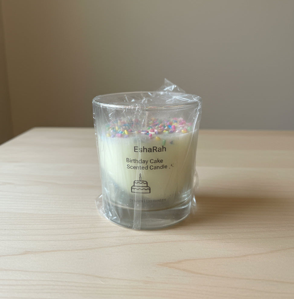 Birthday Cake Scented Candle