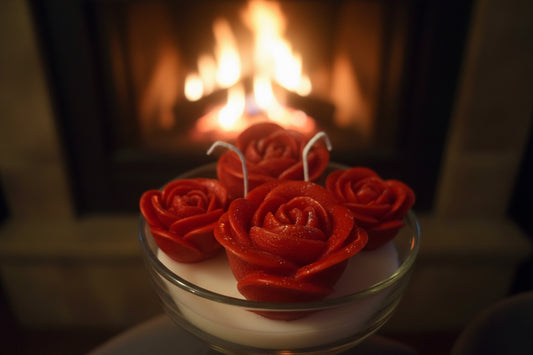 Red Roses Scented Candle