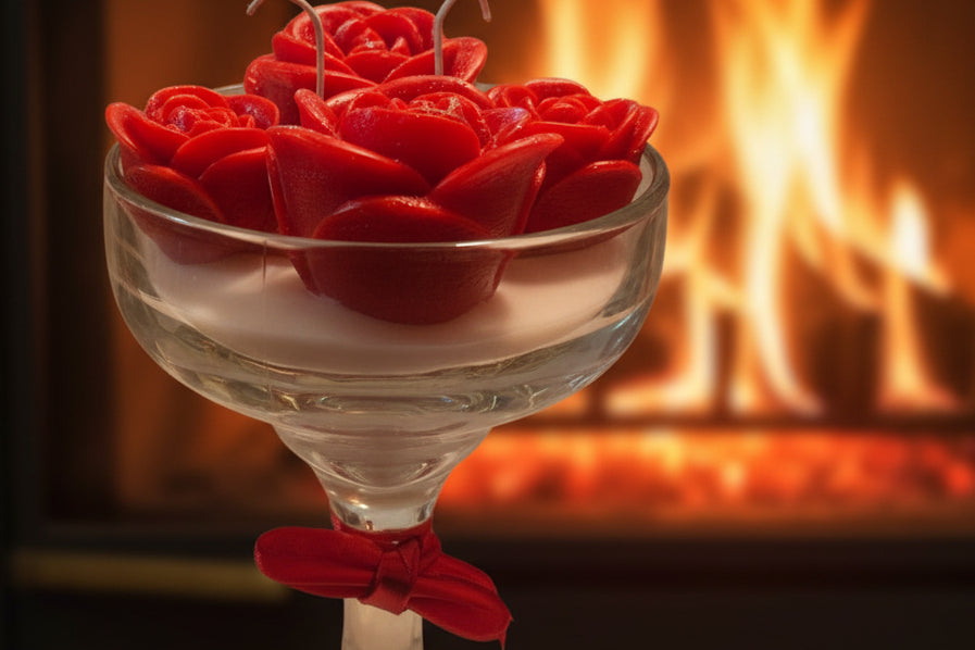 Red Roses Scented Candle
