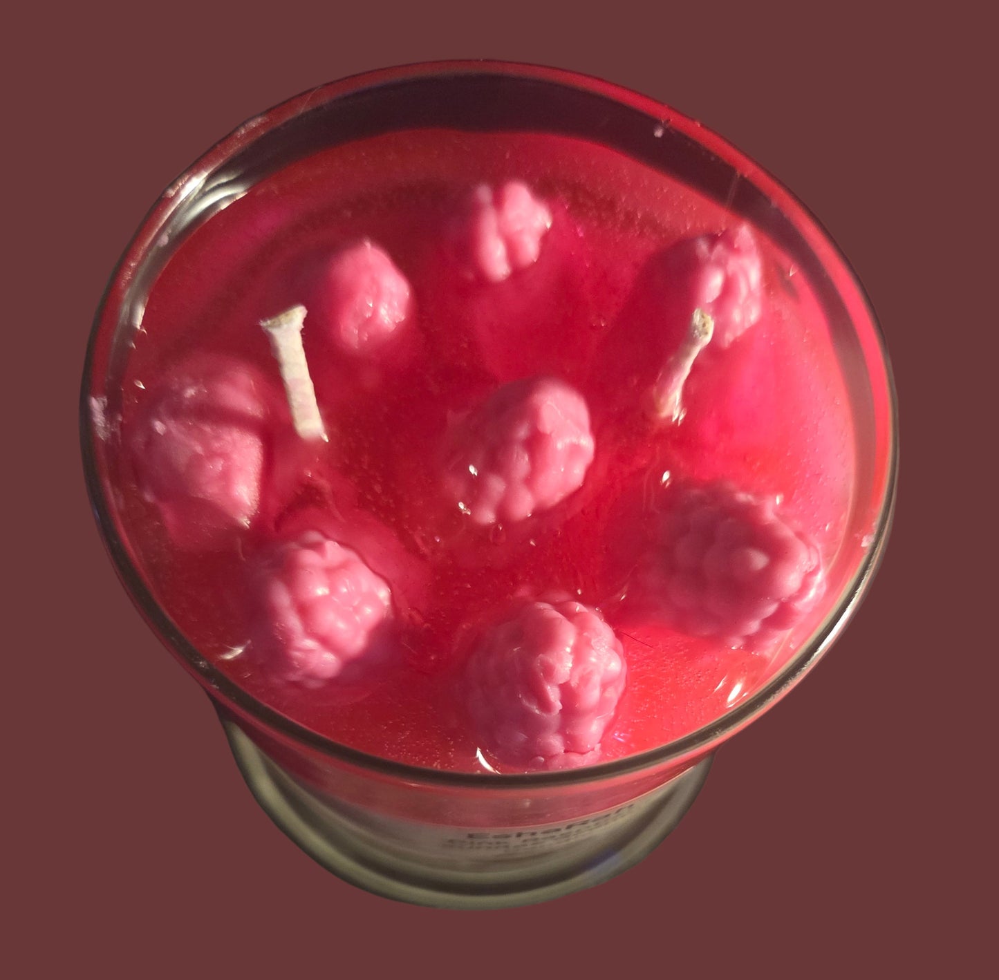 Pink Raspberry Sundae Scented Candle