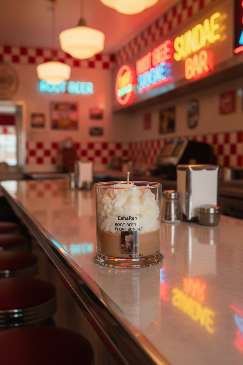 Root Beer Float Sundae - Retro Diner 1